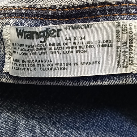 Wrangler 47 Regular Fit Advanced Comfort Men's Size 44x27 - Picture 16 of 16